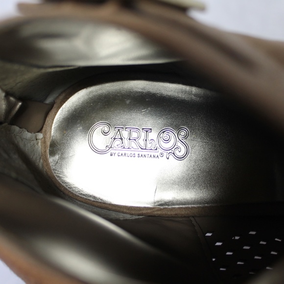 Carlos Santana Tan Open Toe Booties - Picture 7 of 7